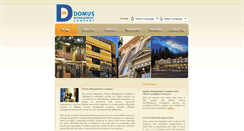 Desktop Screenshot of domusmc.com