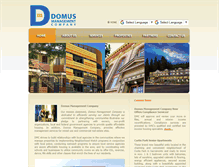 Tablet Screenshot of domusmc.com